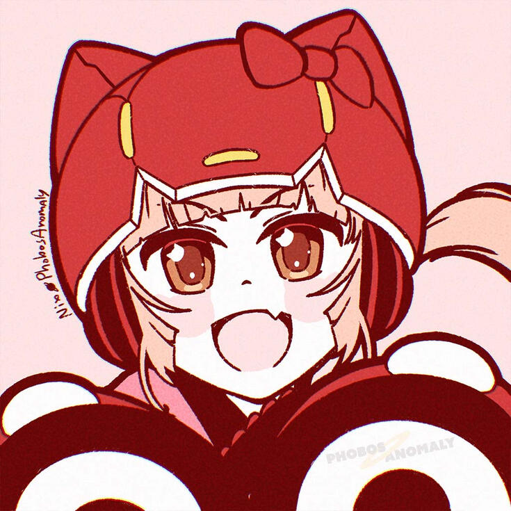 (Personal Work) Mini icon of VOCALOID Nekomura Iroha in her V2 design.